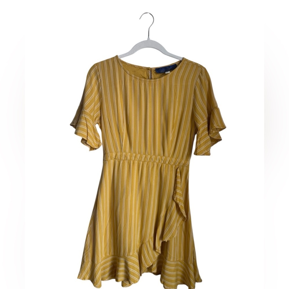 Blue Rain Striped Dress
